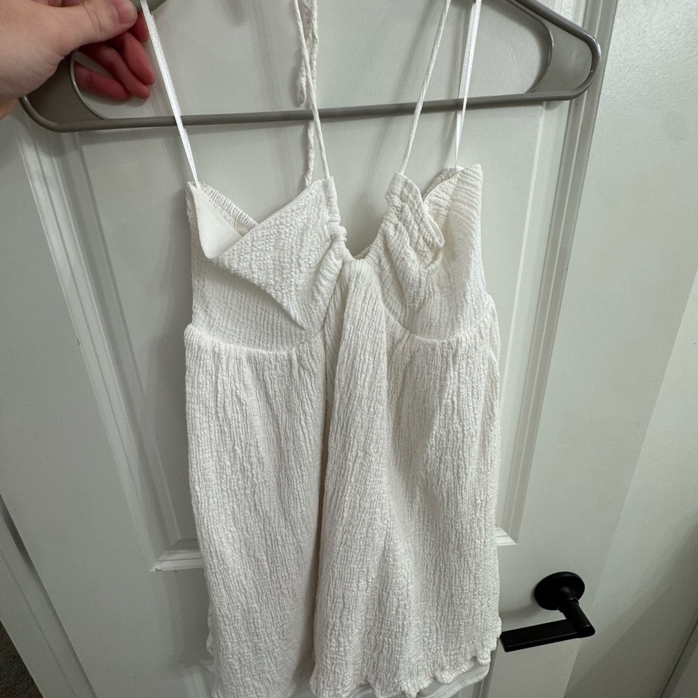 Elegant White Mini Dress